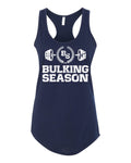 Bulking Season Barbell Logo Racerback Tank Top