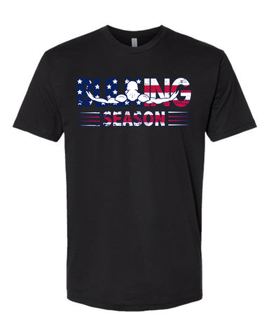Bulking Season American Flag Logo T-Shirt