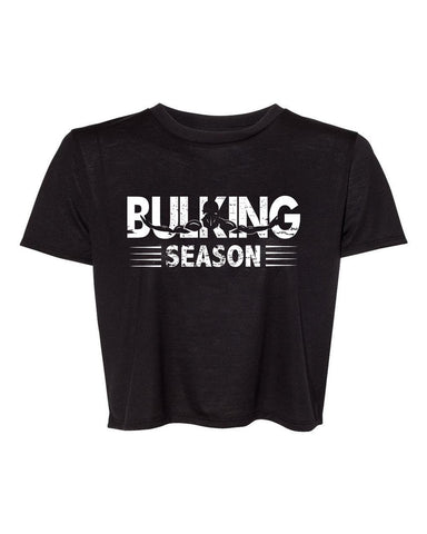 Bulking Season Logo Crop T-Shirt