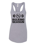 Bulking Season Barbell Logo Racerback Tank Top